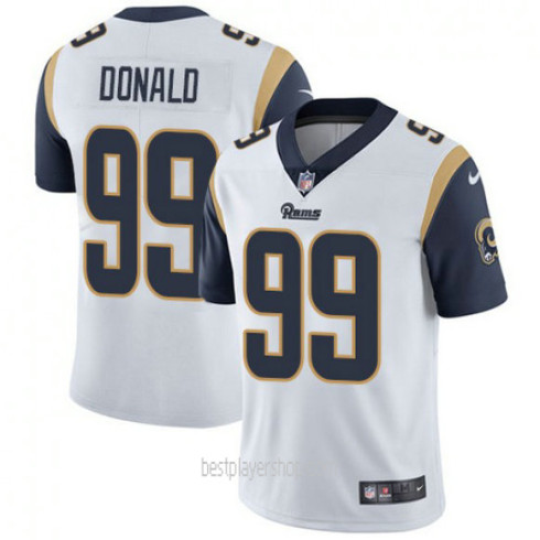 Aaron Donald Los Angeles Rams Mens Authentic White Jersey Bestplayer